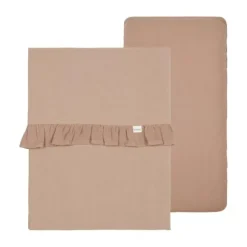 Koeka Ledikantdeken Teddy Faro Sage 100 x 150 cm