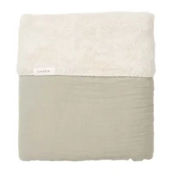 Koeka Ledikantdeken Teddy Faro Sage 100 x 150 cm