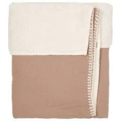 Koeka Ledikantdeken Teddy Faro Sage 100 x 150 cm