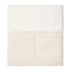 Koeka Wiegdeken Cotton Fleece Wafel Amsterdam Sand