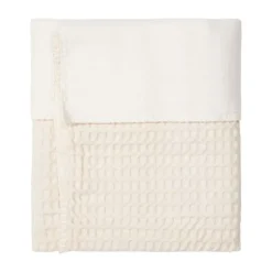 Koeka Wiegdeken Cotton Fleece Wafel Amsterdam Sand