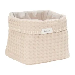 Koeka Wiegdeken Cotton Fleece Wafel Amsterdam Sand