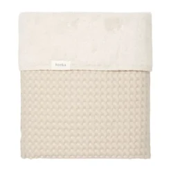 Koeka Wiegdeken Cotton Fleece Wafel Amsterdam Sand