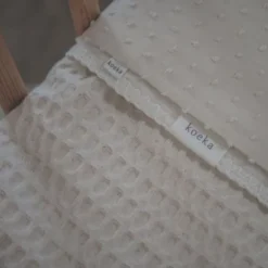 Koeka Wiegdeken Cotton Fleece Wafel Amsterdam Sand