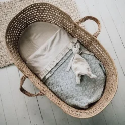 Koeka Wieglaken En Hoeslaken Set Ruffle Faro Sage