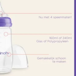 Lansinoh Fles Met Natural Wave Speen 160 ml