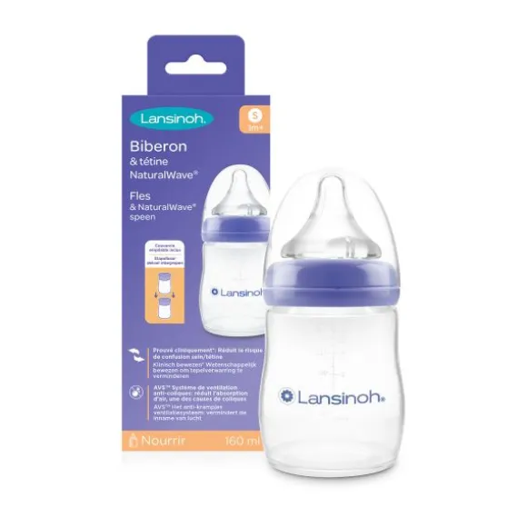 Lansinoh Fles Met Natural Wave Speen 240 ml