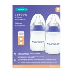 Lansinoh Fles Met Natural Wave Speen 160 ml (2 stuks)