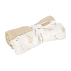 Little Dutch Baby Bunny Swaddle Doeken - 2 Stuks - 70 x 70 cm - Hydrofiel