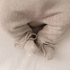 Little Dutch Gebreid Boxpakje - Soft Beige Melange