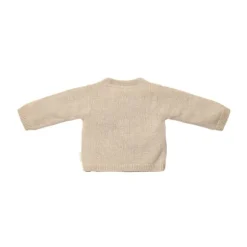 Little Dutch Gebreid Overslag Vestje - Maat 44 - Soft Beige Melee