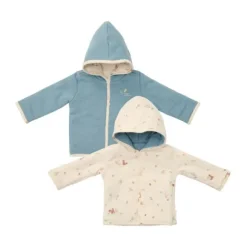 Little Dutch Jasje Omkeerbaar - Maat 50 - Stone Blue