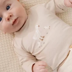 Little Dutch Lange Mouw T-Shirt - Maat 50 - Sand