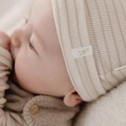 Little Dutch Muts – Soft Beige Stripe