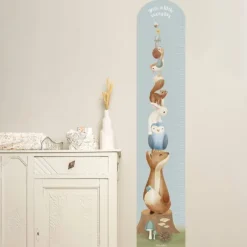 Little Dutch Muursticker Groeimeter Forest Friends 27,5 x 142 cm