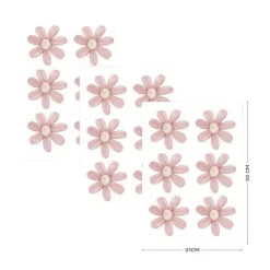 Little Dutch Muurstickers Flowers Fairy Garden - 3x A4 Size Sheets