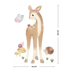 Little Dutch Muurstickers Fairy Garden 55 x 80 cm