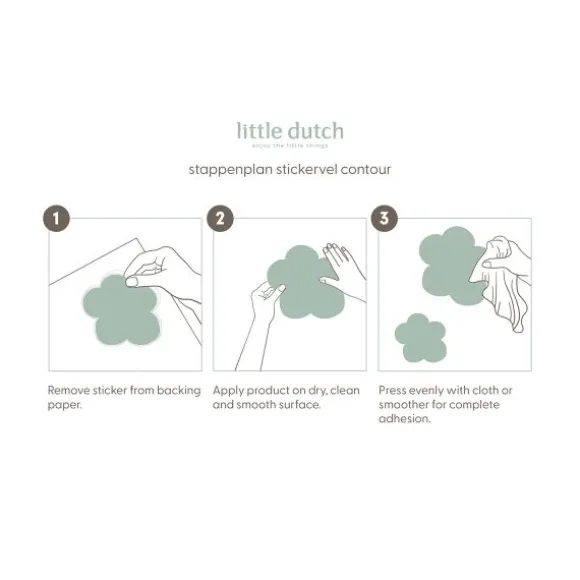 Little Dutch Muurstickers Sweet Dreams 40 x 30,5 cm