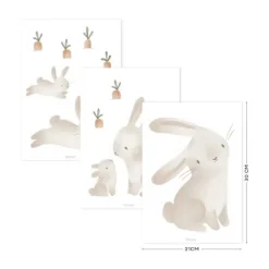 Little Dutch Muurstickers Baby Bunny