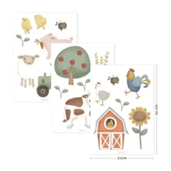 Little Dutch Muurstickers Little Farm