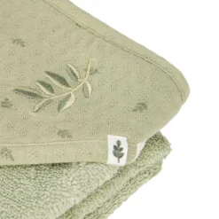 Little Dutch Pure Badcape - 75 x 75 cm - Sage