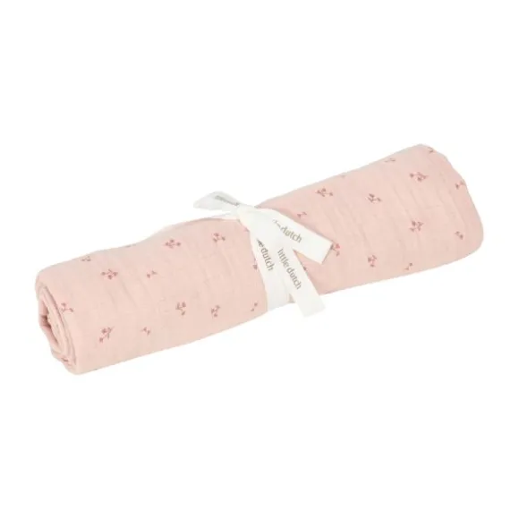 Little Dutch Pure Swaddle Doek - 120 x 120 cm - Hydrofiel - Blossom