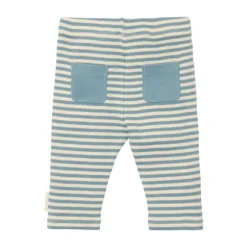 Little Dutch Stripe Broekje - Maat 50 - Stone Blue