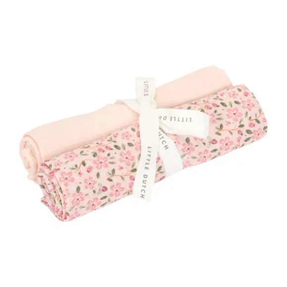 Little Dutch Swaddle Doeken Hydrofiel Fairy Floral & Blossom 70 x 70 cm (Set van 2)