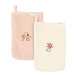 Little Dutch Washandjes Geborduurd Forest Friends (Set van 2)