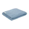 Little Dutch Wiegdeken Gebreid Pure Denim Blue 70 x 100 cm