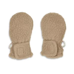 Lodger Mittens Teddy Fleece Beige 0-12M