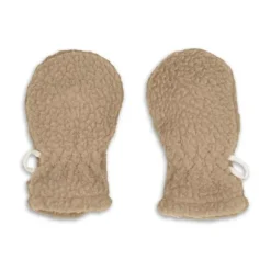 Lodger Mittens Teddy Fleece Beige 0-12M