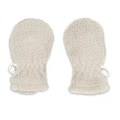 Lodger Mittens Teddy Fleece Beige 0-12M