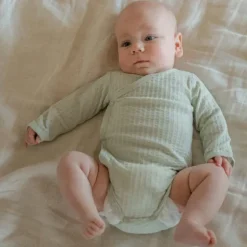Lodger Romper Longsleeve Seersucker Silk 50