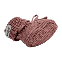 Lodger Slofjes Gebreid Met Kabel - 0-6 mnd - Buffalo