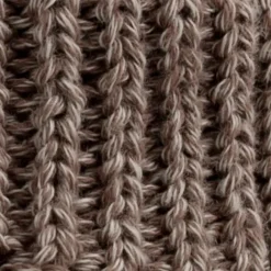 Lodger Slofjes Gebreid Met Kabel - 0-6 mnd - Buffalo