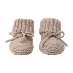 Lodger Slofjes Merino Wool Beige 6-12M