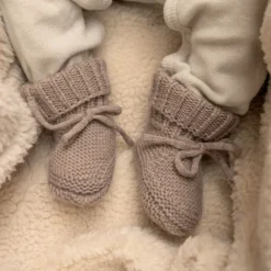 Lodger Slofjes Merino Wool Buffalo 6-12M