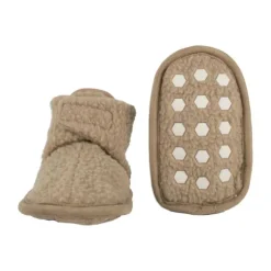 Lodger Slofjes Teddy Fleece Beige 0-3M