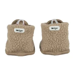 Lodger Slofjes Teddy Fleece Beige 0-3M