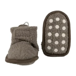 Lodger Slofjes Teddy Fleece Buffalo 0-3M