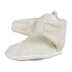 Lodger Slofjes Teddy Fleece Cloud Dancer 0-3M