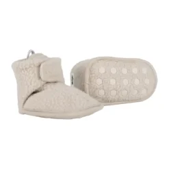 Lodger Slofjes Teddy Fleece Birch 0-3M