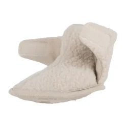 Lodger Slofjes Teddy Fleece Birch 0-3M