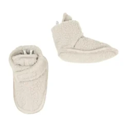 Lodger Slofjes Teddy Fleece Birch 0-3M