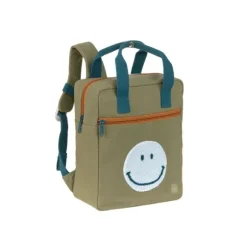 Lässig Little One & Me Square Backpack Small GOTS Olive