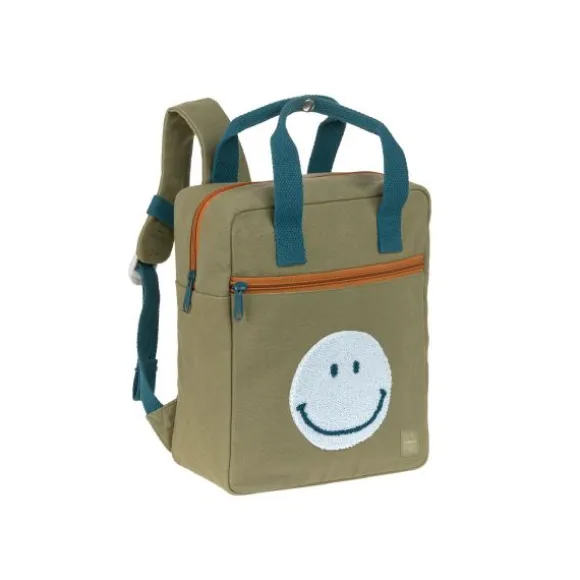 Lässig Little One & Me Square Backpack Small GOTS Olive