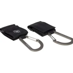 Lässig Stroller Hooks Met Karabijnhaak Black 2-Pack
