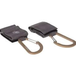 Lässig Stroller Hooks Met Karabijnhaak Antrhraciet 2-Pack