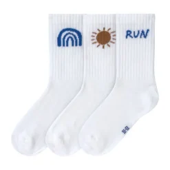 Lässig Tennis Socks GOTS Little Gang Run 19-22 3pcs
